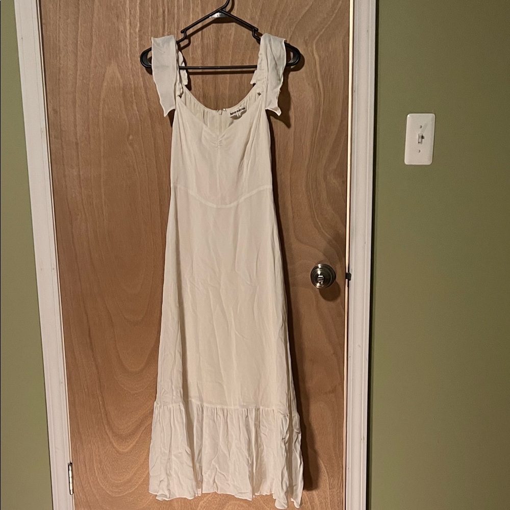 Reformation Butterfly Dress Ivory